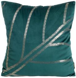 Eurofirany Dekoratív párnahuzat BLINK-38 45x45 Eurofirany sötét türkiz/világos arany (395893)