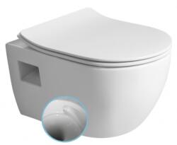 SAPHO BRUCKNER LUNA fali WC, Vortex Rimless, 35, 5x49cm (201.331.4)