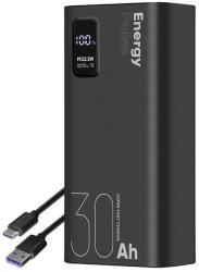 OBAL:ME EnergyPulse 30000mAh Powerbank 22, 5W fekete (130326)