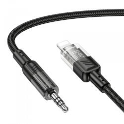 hoco. Cablu Audio Lightning - 3.5mm HOCO UPA27, 1.2m, Negru