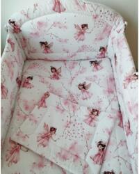 SZEKO Stúdió 3 részes baba és gyermek ágynemű garnitúra - tündérke-rózsa