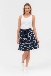 BUDMIL Nyári szoknya Női S s. kék-fehér