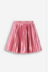 Coccodrillo szoknya, rakott, rugalmas, texturált, poliészter, rózsaszín, 116 CM