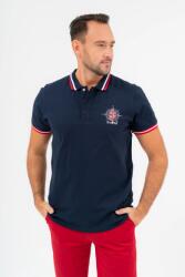 BUDMIL Galléros póló Férfi S s. kék 20730251-004241-0299