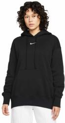 Nike Női szabadidős cipzár nélküli pulcsi Nike W NSW PHNX FLC OS PO HOODIE W fekete DQ5860-010 - S-T
