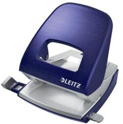 Leitz Lyukasztó, kétlyukú, 30 lap, fém, LEITZ "Nexxt Style, titánkék (corE50060069)