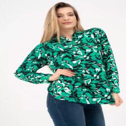 BUDMIL Blúz Női S zöld-fehér 20770067-002242-0299