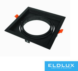 ELDLUX Süllyesztett spot keret 1*AR111 fekete 175x175mm / kivágás 160x160mm (645437989)