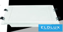 ELDLUX Négyzet alakú süllyesztett LED panel 24w 2400lm CCT/kap. 120° IP20 Fehér 240x240mm kivágás: 205x205mm (3142655408)