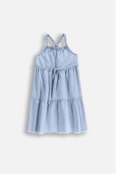 Coccodrillo Lányka ruha, Coccodrillo, pamut, kék, 110 CM