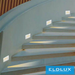 ELDLUX süllyesztett LED lámpatest PIR 1.3w 25lm 3000k 3m-120°-45sec IP20 fehér (3906143798)