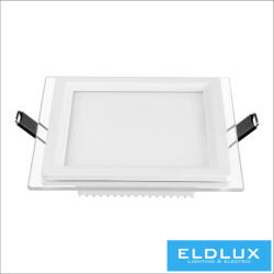 ELDLUX Négyzet alakú süllyesztett LED panel 9w 780lm CCT/kap. 120° IP20 Fehér 120x120mm kivágás: 95x95mm (1655037043)