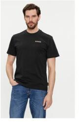 Napapijri Férfi póló, Napapijri, 303755744, Pamut, L INTL, Fekete (0000303755744_L)