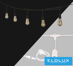 UNIVERSO Party fényfüzér 2x0.75㎟ 11M 10xE27 Max bővítés: 80m/600w IP44 Fehér (2191369192)