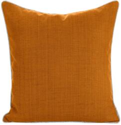 Eurofirany Garden3 kerti párnahuzat szélein ezüst csíkkal Narancssárga 45x45 cm (452093)
