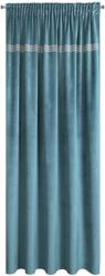 Eurofirany függöny JOVITA, 140x270, Ráncolószalag, Sötét türkiz (HS374977)