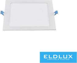 ELDLUX Négyzet alakú süllyesztett LED panel 6w 480lm CCT/kap. 120° IP20 Fehér 120x120mm kivágás: 105x105mm 3év (865255404)