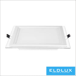 ELDLUX Négyzet alakú süllyesztett LED panel 18w 1800lm CCT/kap. 120° IP20 Fehér 220x220mm kivágás: 165x165mm (2094213419)