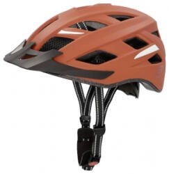 Fischer Urban Plus Miami Kerékpársisak Rozsdabarna Konfekció méret=S/M Fej kerülete=52-59 cm (50627: FISCHER) (50627:FISCHER)