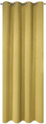 Eurofirany Rossie sötétítő függöny melange szövetből Mustársárga 135x250 cm (HS366074)