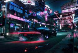  Cyberpunk 2077 Night Chase In Little China Poszter, 61x90cm, poster633, Többszínű (poster633-7777777777777786236)