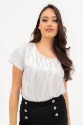 BUDMIL Lezser fazonú póló Női S fehér 20331155-001251-0299