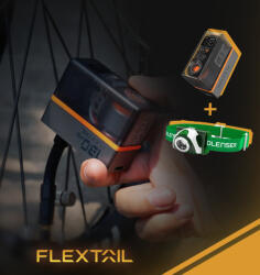  Flextail kerékpárpumpa és LEDLENSER fejlámpa (PUMPA-SEO)