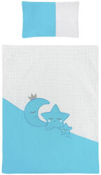  5-részes ágyneműhuzat Belisima Magic Stars 100/135 türkiz