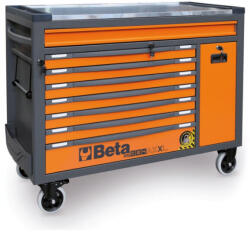  BW RSC24AXXL/O Worker 8 fiókos szerszámkocsi borulásgátló rendszerrel, hosszú modell 1061 darabos szerszámkészlettel