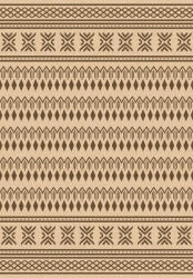 Berfin Eqos 002 Bézs 140x190 cm Modern Szőnyeg