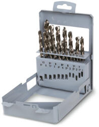  415/SP19 rövid csigafúró szerszám készlet műanyag tartóban