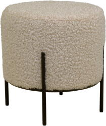 House Nordic Világosbarna Skandináv Szövet Puff