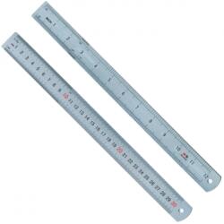M&G Rigla din aliaj de aluminiu 30 cm, gradatii cm si inch M&G ARLN0484