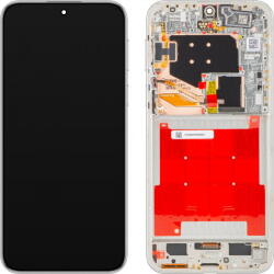 Huawei Piese si componente Display cu Touchscreen Huawei Pura 80 Pro, cu Rama, Alb (Glazed White), Service Pack 02357EFD (02357EFD) - vexio