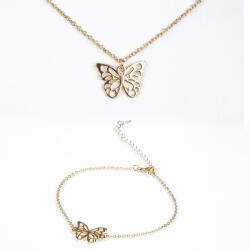 Emporia Arany tónusú Emporia Ötvözetű Szett ( Nyaklánc+Karkötő ), LGP0247