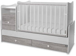 Lorelli Trend PLUS kombi ágy 70x165 - White & amp; Artwood ÚJ