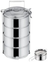  ORION Rozsdamentes acél ételhordó + fedő 4 x 1, 3 l