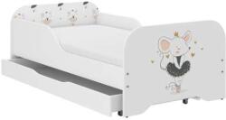 Wooden Toys Miki Gyerekágy 140 x 70 cm, Ágyneműtartó Nélkül - Egérke