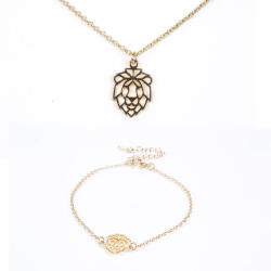 Emporia Arany tónusú Emporia Ötvözetű Szett ( Nyaklánc+Karkötő ), LGP0245