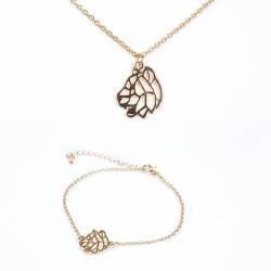 Emporia Arany tónusú Emporia Ötvözetű Szett ( Nyaklánc+Karkötő ), LGP0249