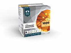 DekorTrend Tündérfény Dekorfüzér - 1000 LED meleg Fehér, Zöld Kábel