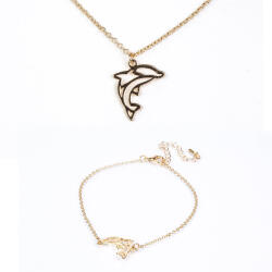 Emporia Arany tónusú Emporia Ötvözetű Szett ( Nyaklánc+Karkötő ), LGP0242