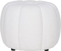 House Nordic Fehér Buklé Puff