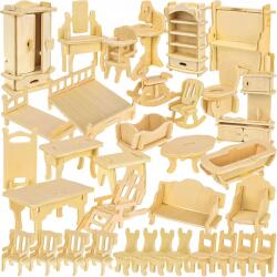 Kruzzel 23542 3D fa bababútor puzzle, 34 db (23542)