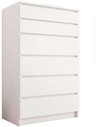  Komód 6 Fiókos R6 - Fehér