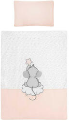  6-részes ágyneműhuzat Belisima Cute Mouse 100x135 rózsaszín