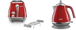 DeLonghi Icona Capitals Breakfast Collection - Piros (KBOC2001. R & CTOC2103. R)