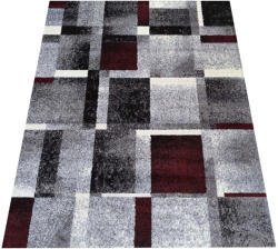 Dywanopol Otto 9 Szürke-Piros 80x150 cm Szőnyeg