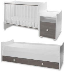 Lorelli Trend PLUS kombi ágy 70x165 - White & amp; Caffe ÚJ (10150590042P)