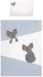  6-részes ágyneműhuzat Belisima Mouse 100/135 kék